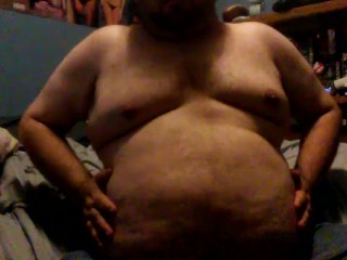 chug after whole med pizza