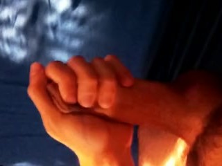 College dorm Huge cumshot (edging masturbation)
