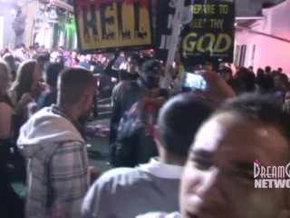 Crazy Flashers At Mardi Gras