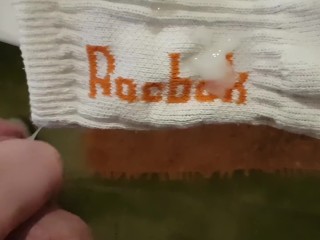 Cum on Dirty White Socks