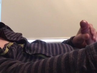 Cum on mouth and shirt