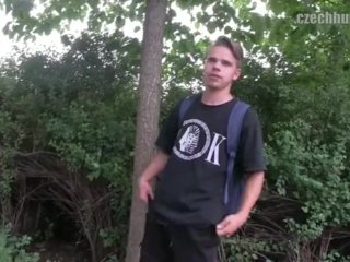 CZECH HUNTER 260 -  Hunk Enjoys A Good Bareback Pounding Out In The Wild