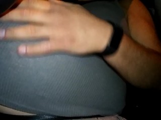 Driving home while digesting a hitch hicker.
