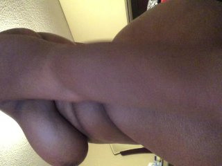 Ebony Ass Clapping while mom in the next room