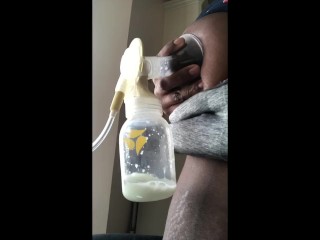 Ebony Lactating & Breast Pumping
