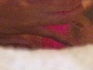 Ebony Plays with Squirting Pussy