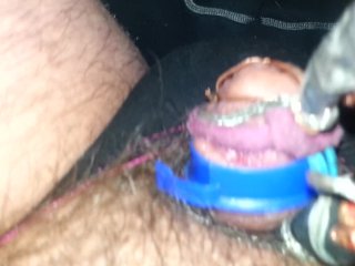 Electro my tiny penis plz humiliate it make fun of it