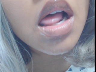 Erotic Saliva Play