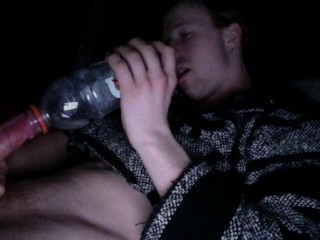 Fan Requested Vid: jerkin off in2 Gatorade bottle