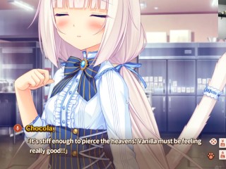 Fat Incel Cries while Catgirls are sad