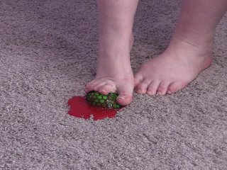 Feet trampled the ball as if it were your balls. Crush fetish.