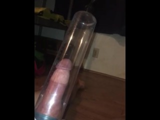 Filling up the 12 inch pump