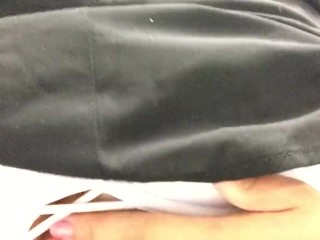 Flashing my tits at work