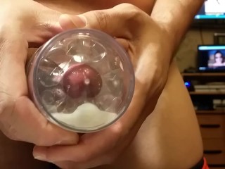 Fleshlight Quickshot internal cumshot