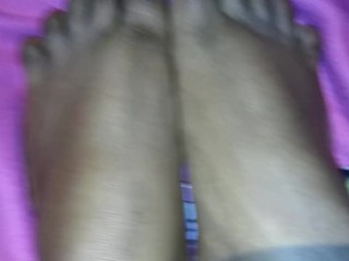 Foot routine- clay soak and oiling after