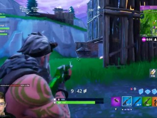 Fortnite slut screams before getting blasted!!