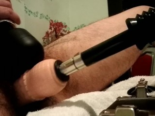 Ftm cumming hard on fucking machine (me!)
