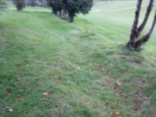 Fuck Me by the Golf Course & Watch Me Gargle Cum
