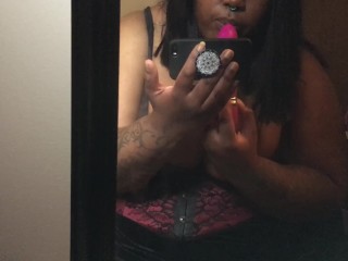 Fucking myself in the mirror