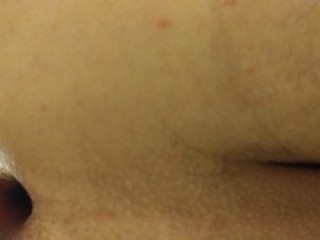 Gaping my smooth butthole open