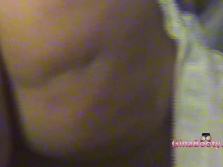 Ginabooty rubbing diaper on my big ass
