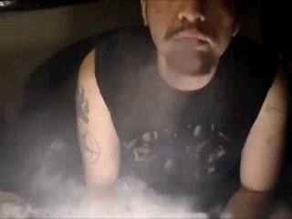 Goth Trans Man Fucks his Pussy with Vape