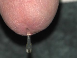 gravity pulls the precum out