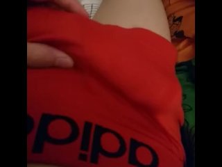 Guy with his Red Boxershort