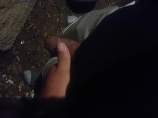 Had to pee but got a bones instead