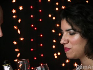 Happy New Year 2019! Cum & Champagne