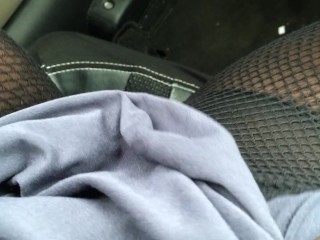 Having an orgasm behind the wheel