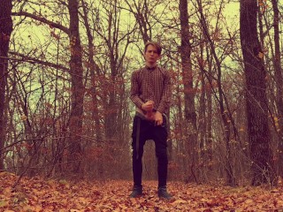 Horny Boy WANKING HIS Big DICK (23cm) IN FOREST / OUTDOOR /Hide /Hot /Cute