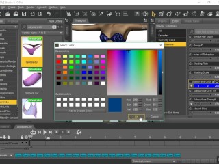 How to make see through clothing in 3d animation