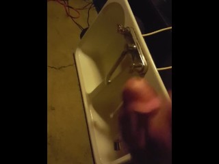 Huge cumshot masturbation