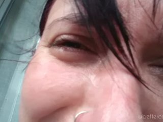 Intense Close-Up Crying Eyes