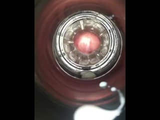 Internal cumshot POV.