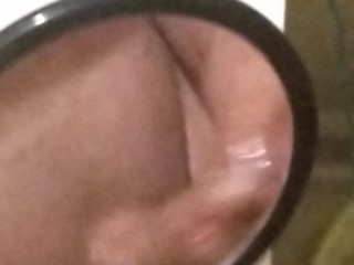 Jacking my oiled dick