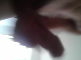 Jerking and Playing with my big cock