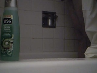 Jerking off in the shower. (sex toy giveaway at 500 likes)