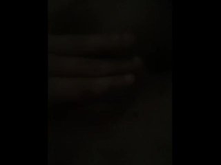 Just came really hard... watch it drop out of me