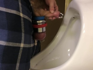 Late night piss at work