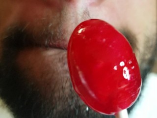 Licking and Sucking a Lollipop Like I'm Eating Pussy JUICY