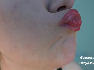 Lip Smelling Close Up - Custom