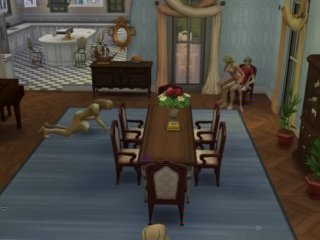 Living room orgy
