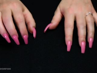 Long Nails Fetish - Bimbo Nail Tapping