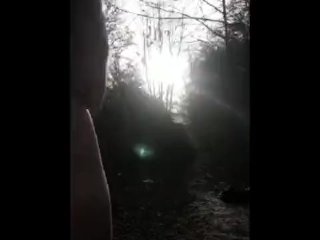 Long naked walk down country lane