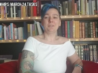 March 24 Tasks