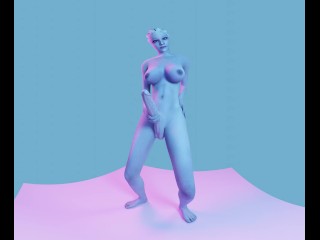 MASS EFFECT FUTA LIARA JERK TILL CUMSHOT 4K 60FPS VR [Animation by Likkezg]