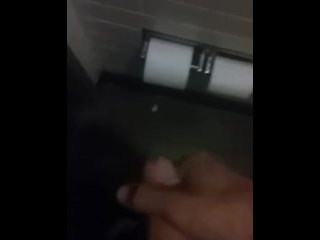 Masterbating in work restroom part one