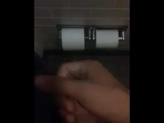 Masterbating in work restroom part three